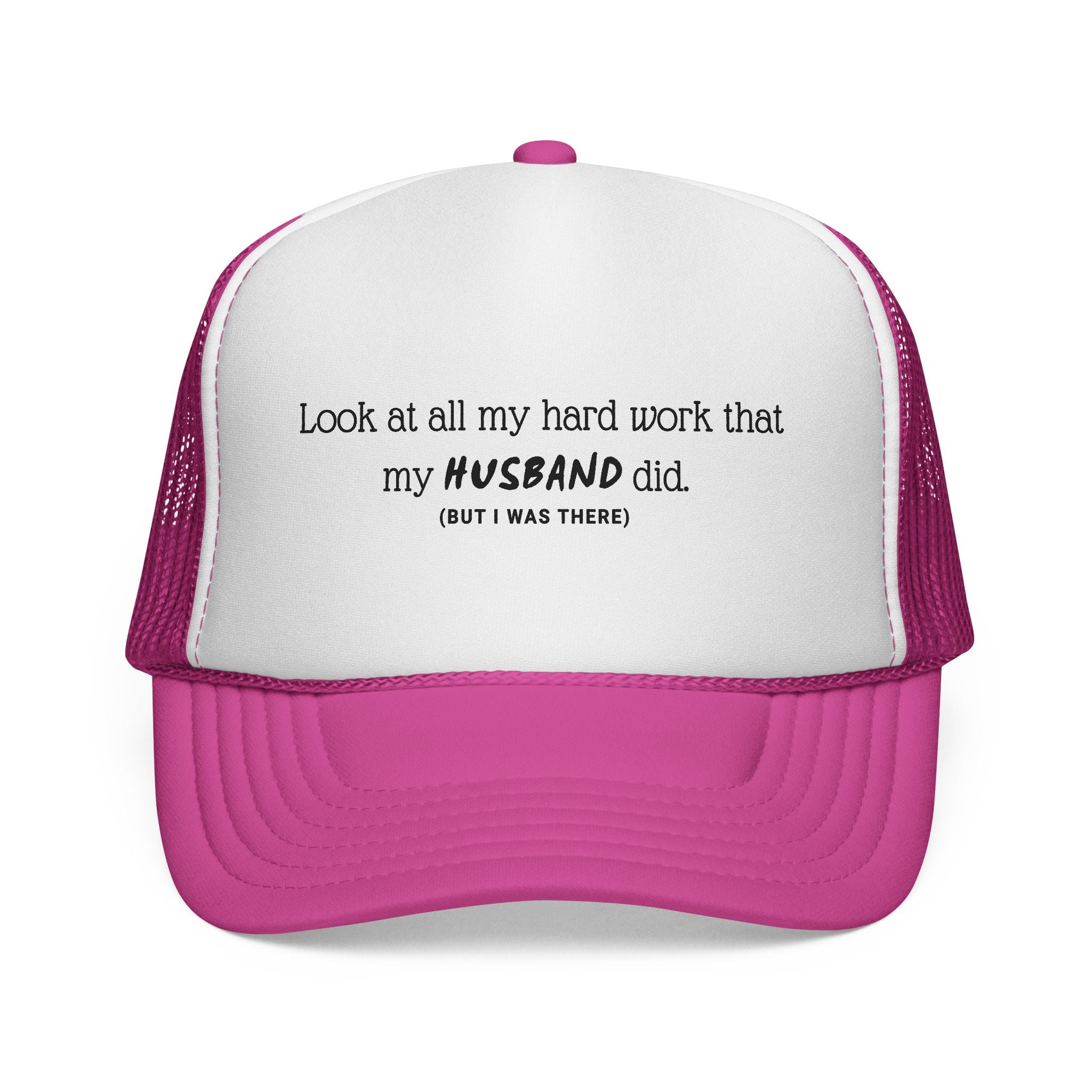 Funny "My Husband Did" Mesh Trucker Hat