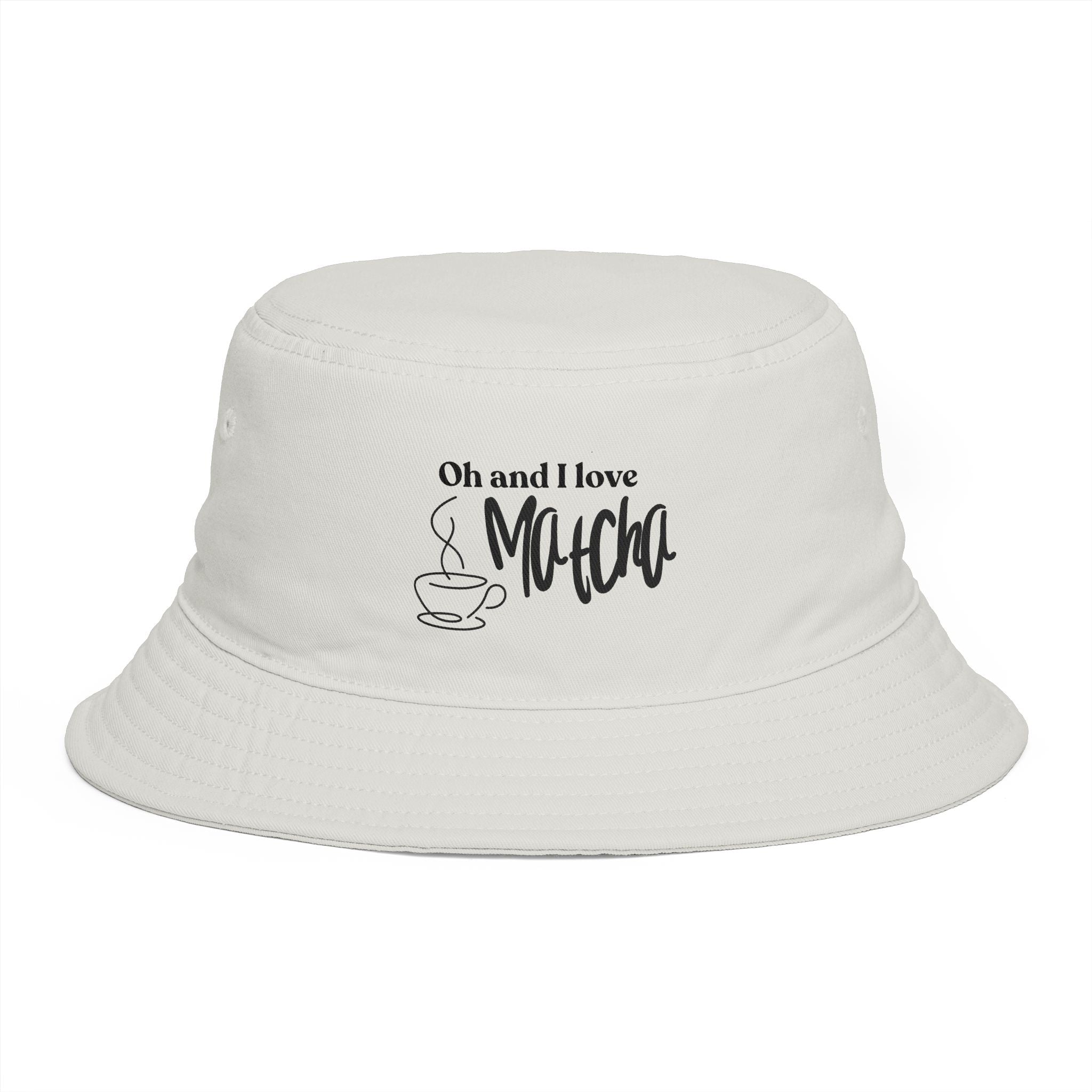 Oh and I Love Mocha Bucket Hat — Coffee Lover Casual Sun Hat