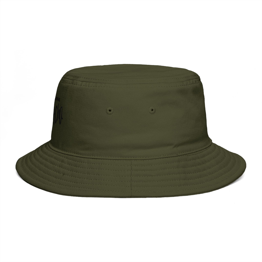 Oh and I Love Mocha Bucket Hat — Coffee Lover Casual Sun Hat
