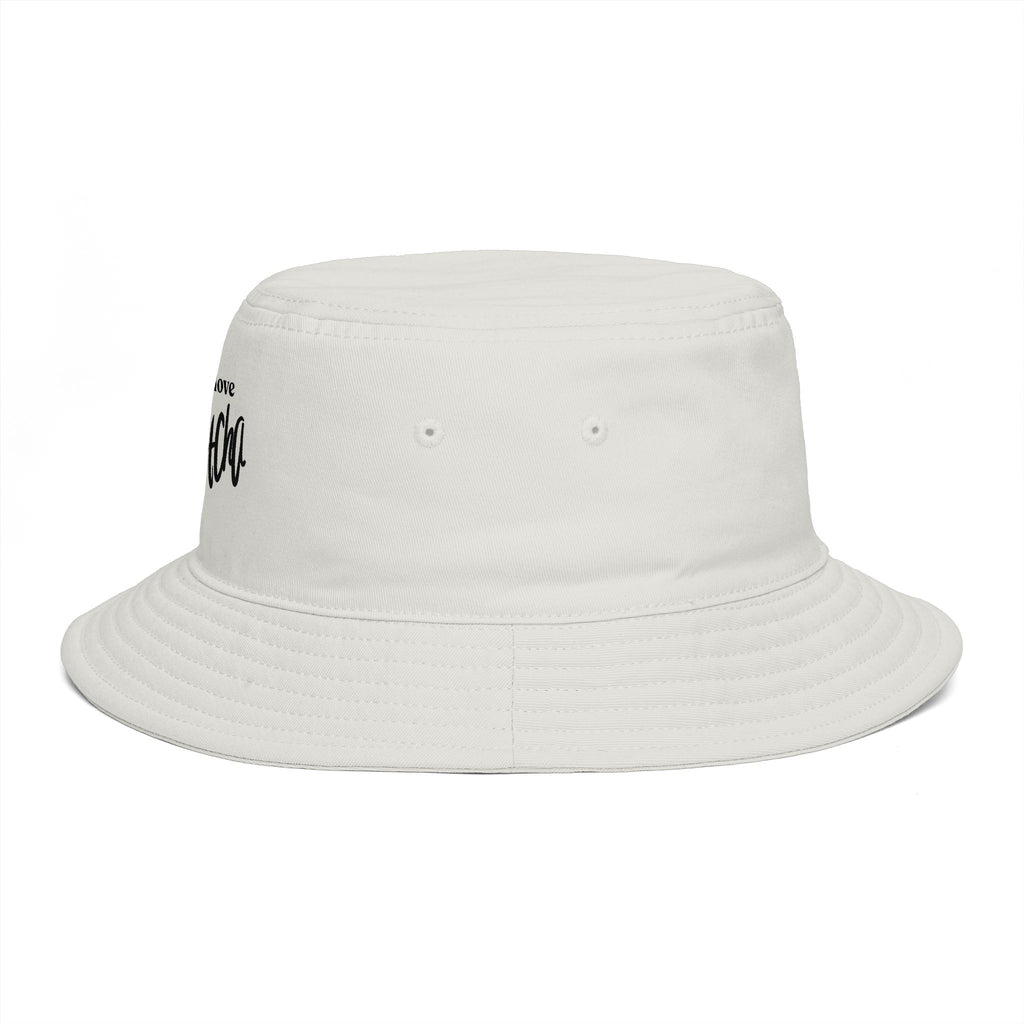 Oh and I Love Mocha Bucket Hat — Coffee Lover Casual Sun Hat