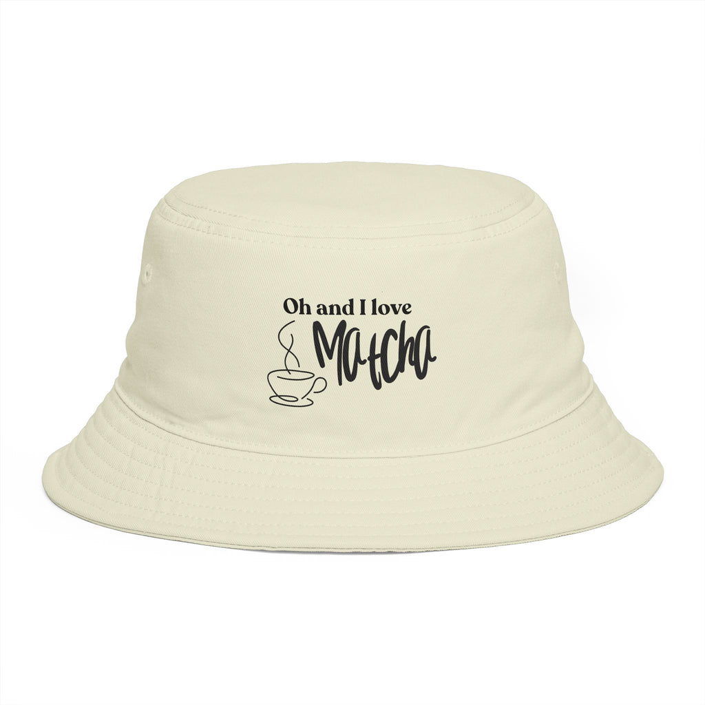 Oh and I Love Mocha Bucket Hat — Coffee Lover Casual Sun Hat