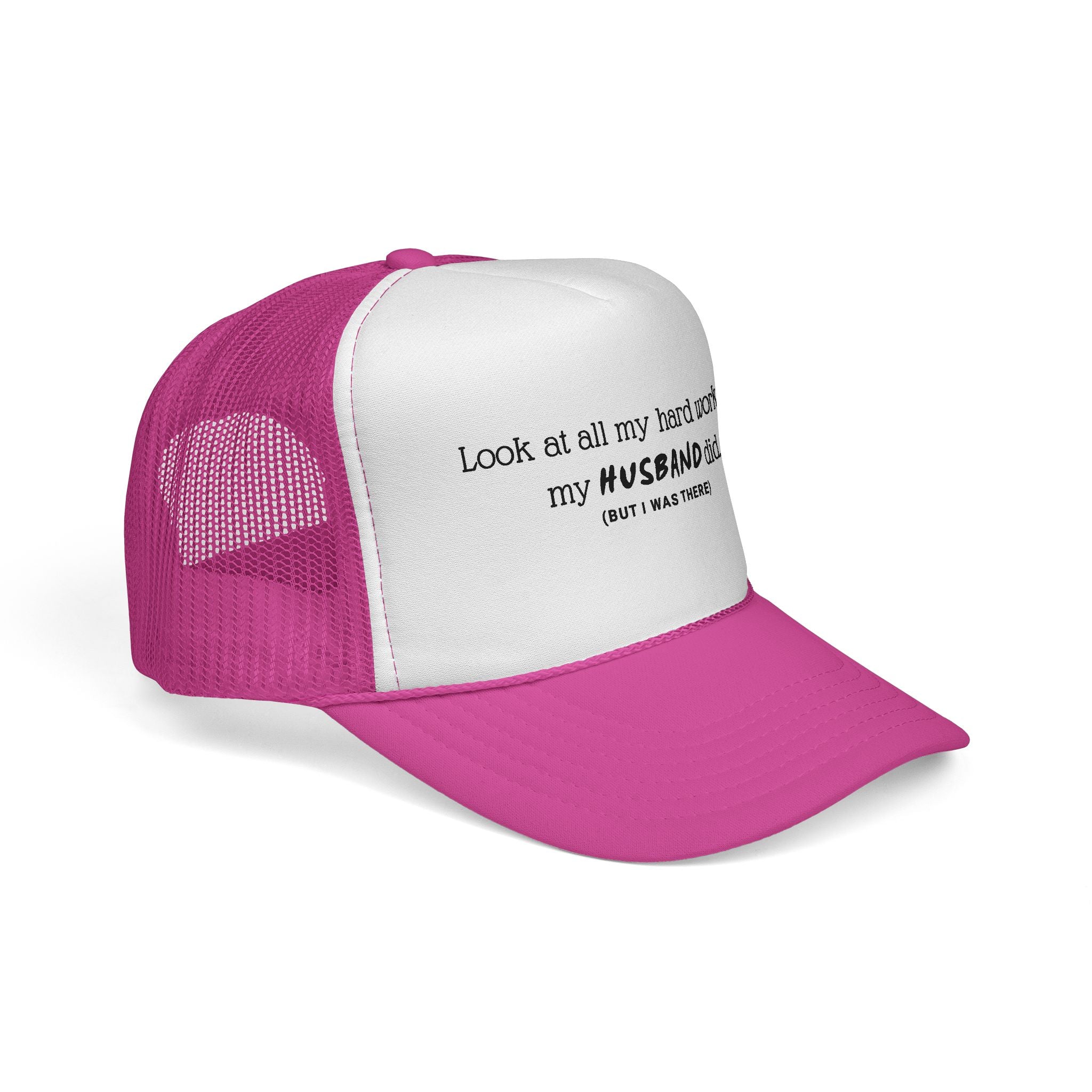 Funny "My Husband Did" Mesh Trucker Hat