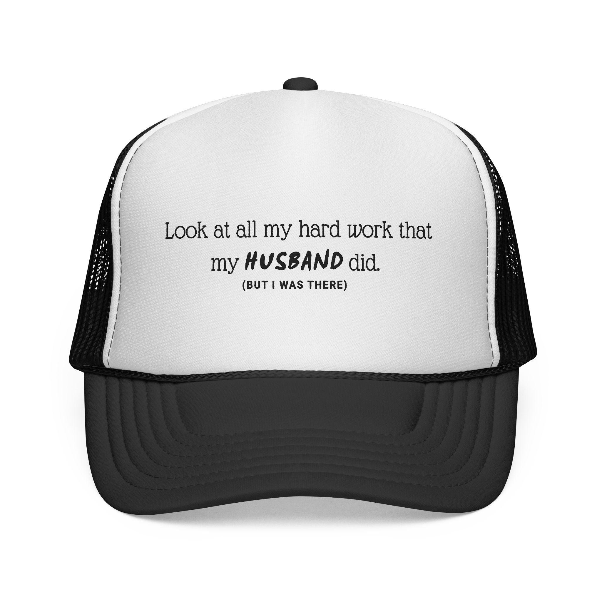 Funny "My Husband Did" Mesh Trucker Hat