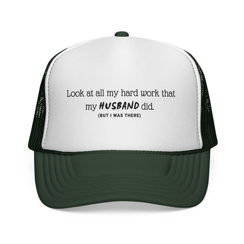 Funny "My Husband Did" Mesh Trucker Hat