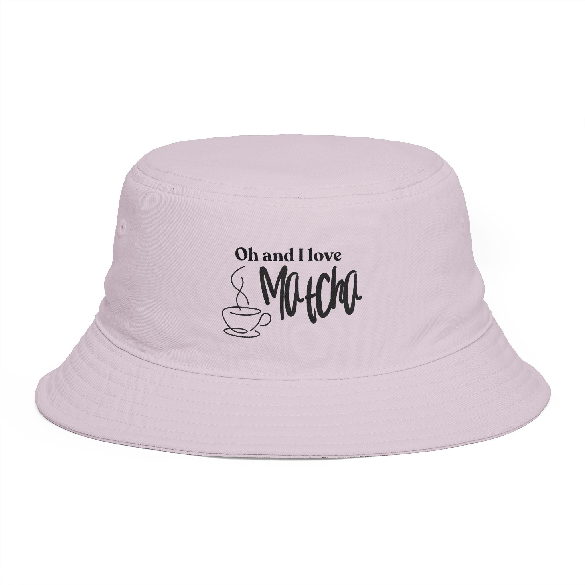 Oh and I Love Mocha Bucket Hat — Coffee Lover Casual Sun Hat