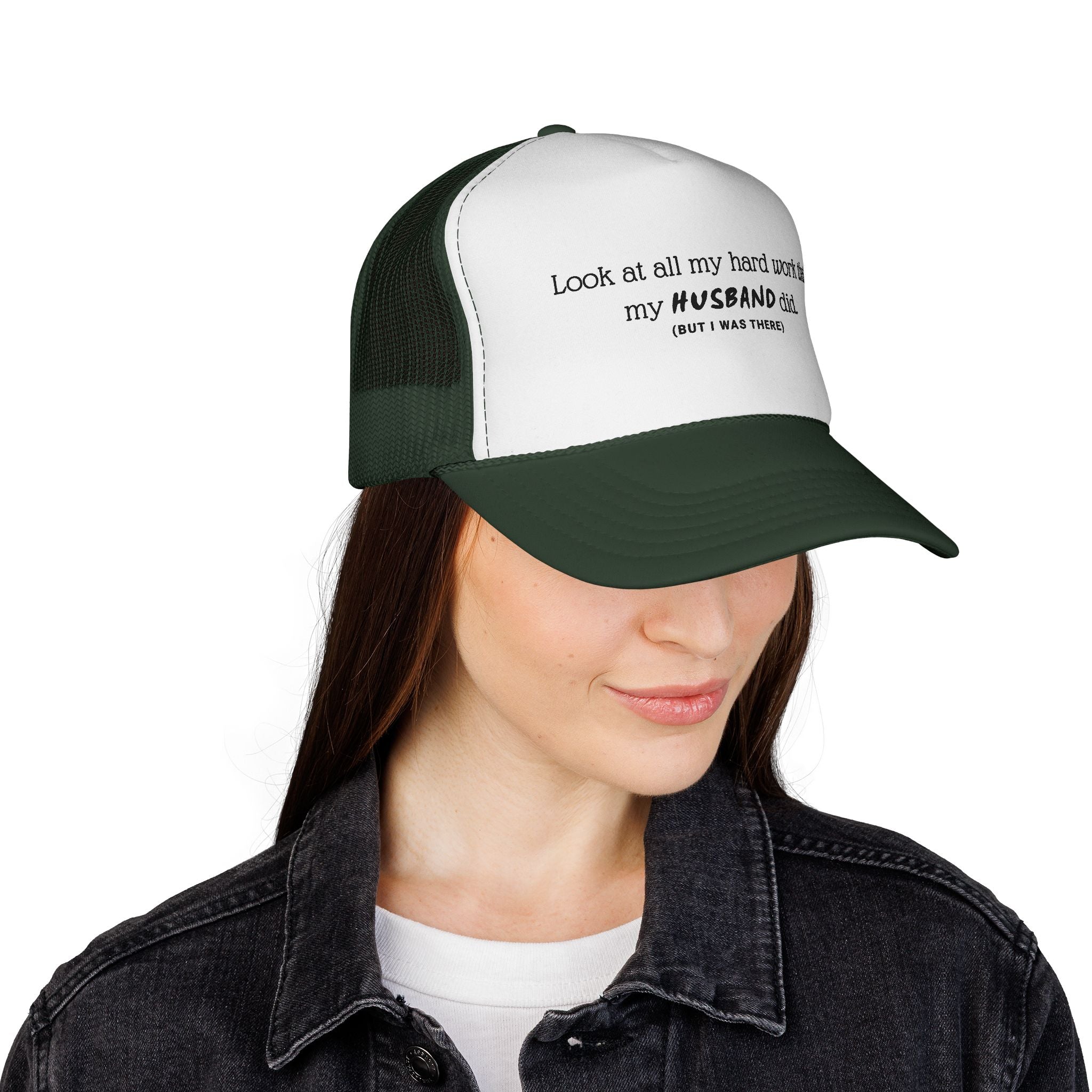 Funny "My Husband Did" Mesh Trucker Hat