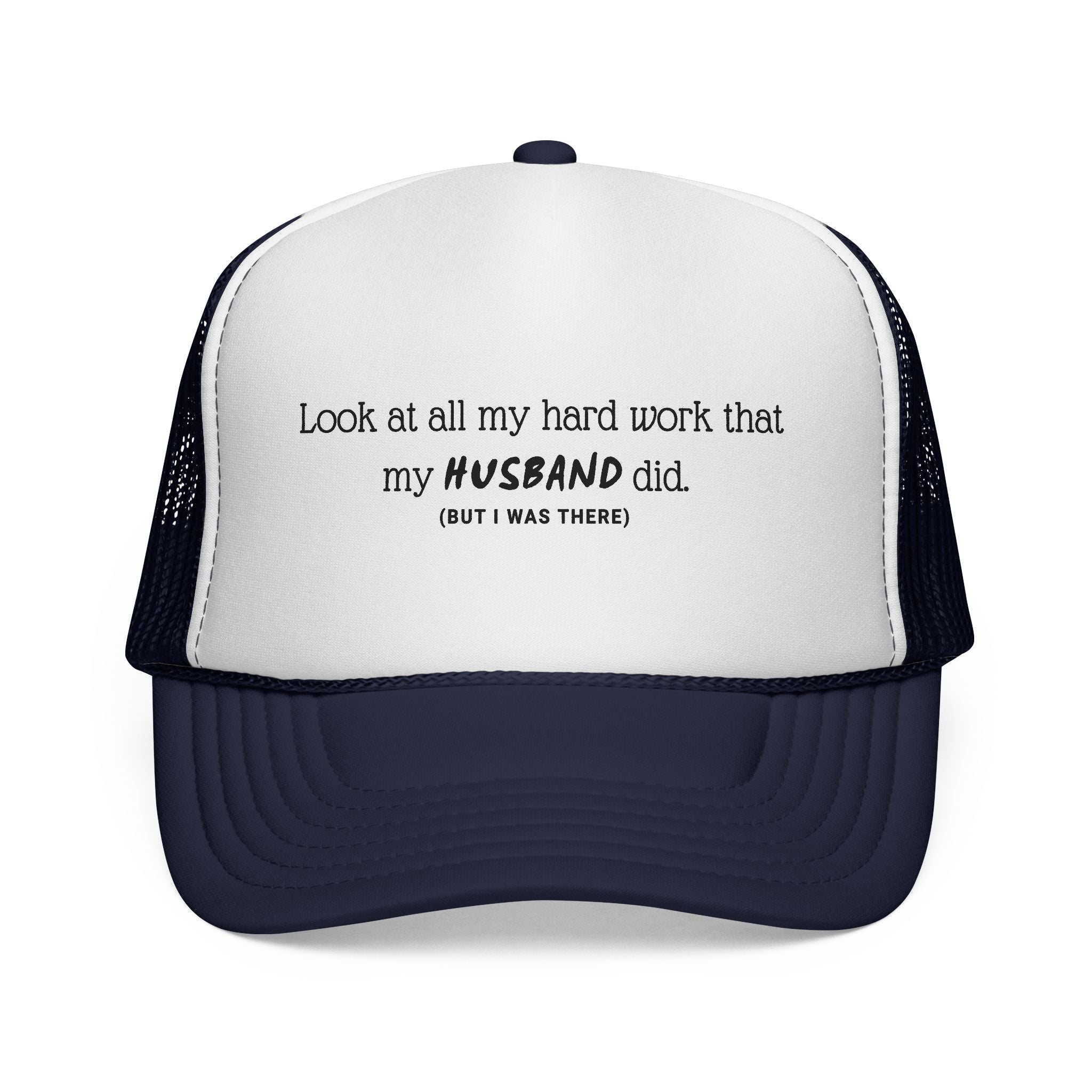 Funny "My Husband Did" Mesh Trucker Hat