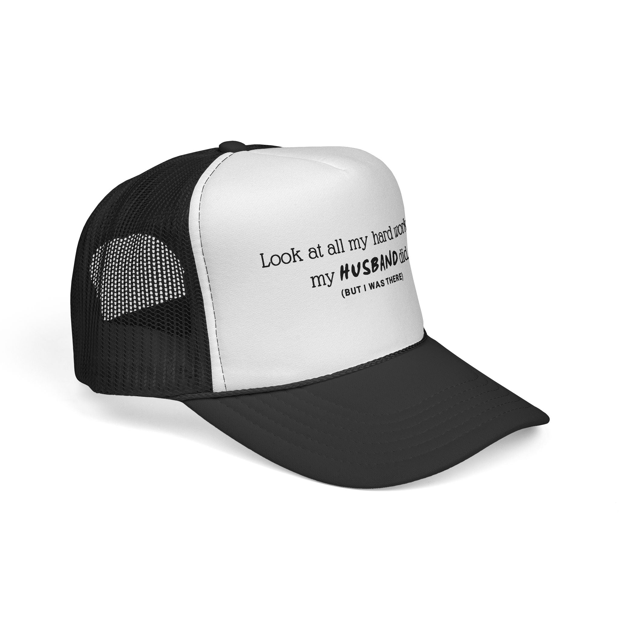 Funny "My Husband Did" Mesh Trucker Hat