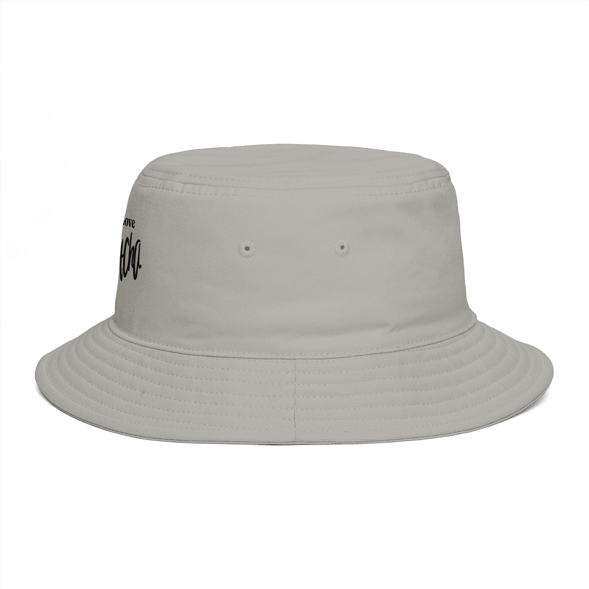 Oh and I Love Mocha Bucket Hat — Coffee Lover Casual Sun Hat