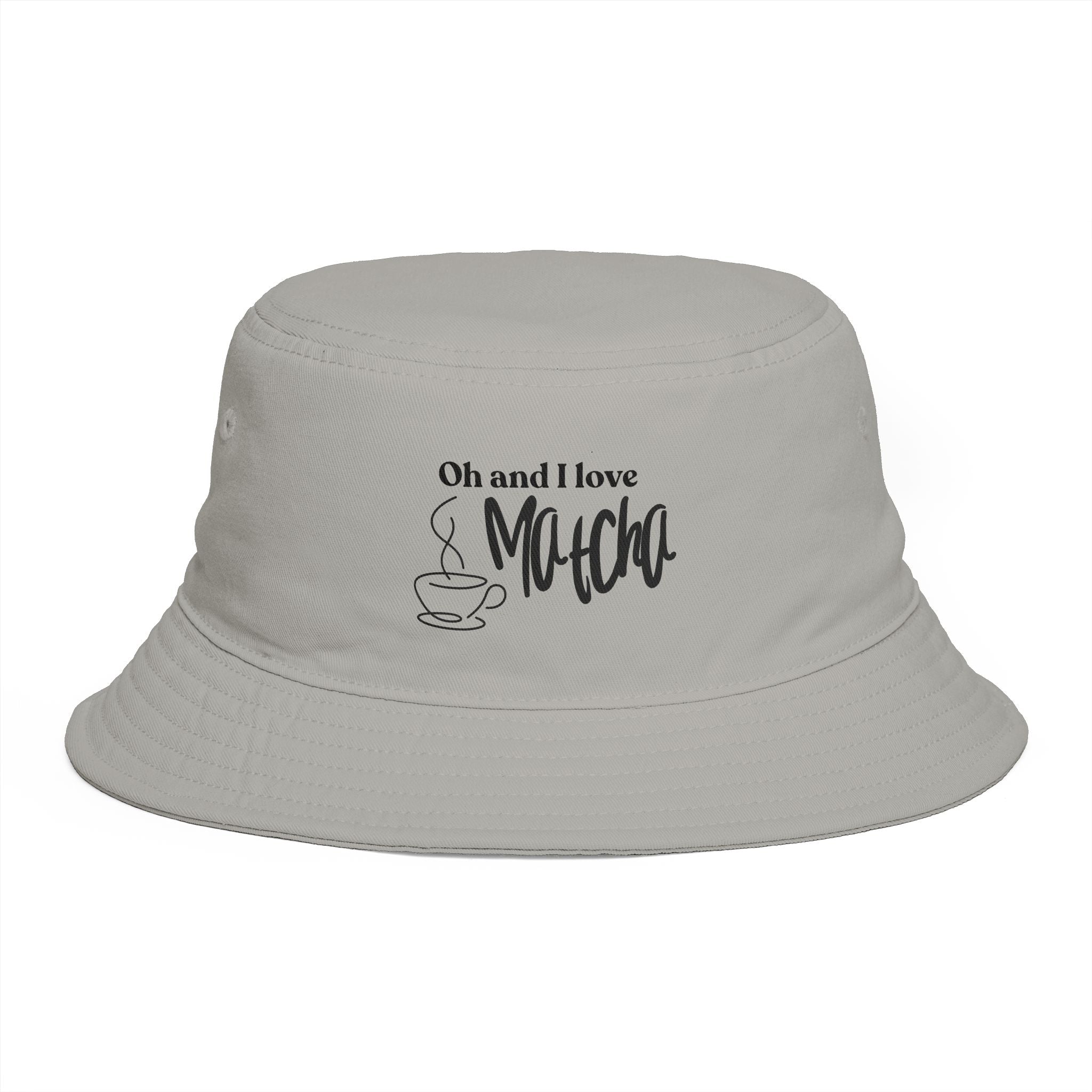 Oh and I Love Mocha Bucket Hat — Coffee Lover Casual Sun Hat